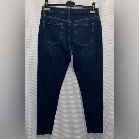 Women’s BANANA‎ REPUBLIC dark wash premium denim mid-rise skinny Jeans size 29 - Picture 14 of 15